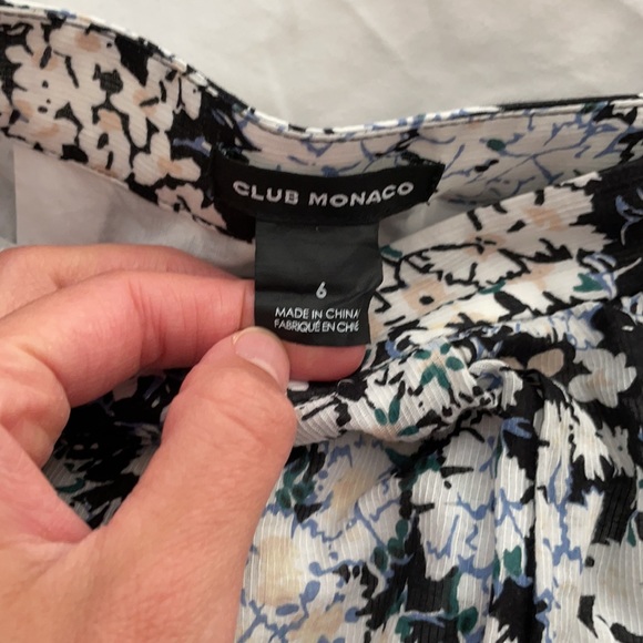 CLUB MONACO Floral Skirt size 6 - Picture 2 of 4